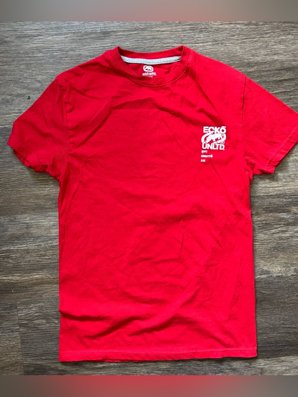 Ecko Unlimited Red Short Sleeve Graphic Tee